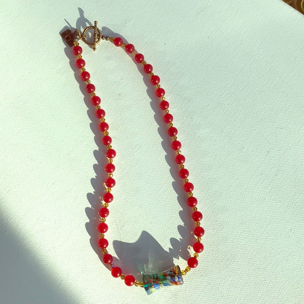 Red Necklace by Capture